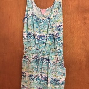 Lilly Pulitzer High Tide Toile Dress
